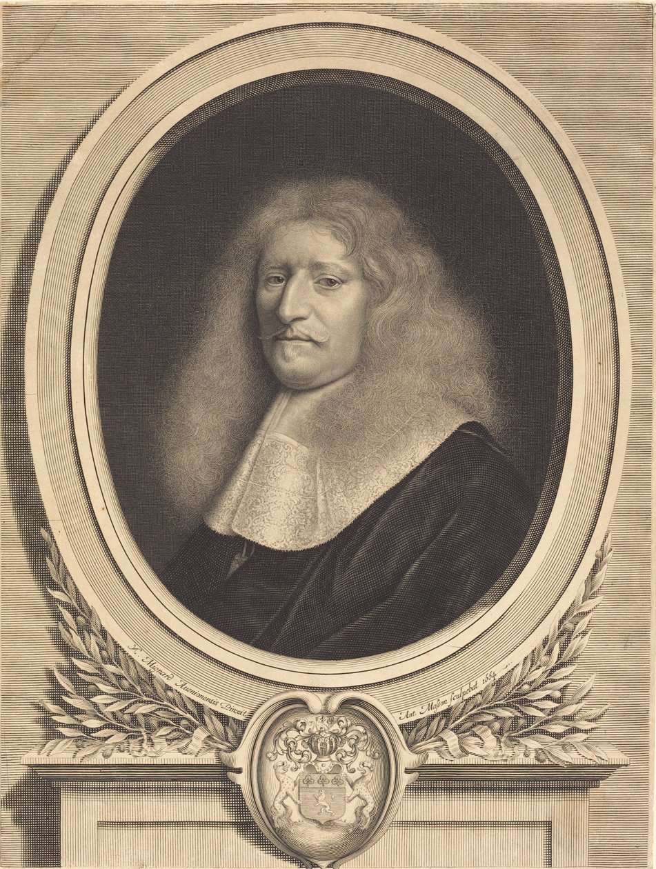 Wilhelm z Brisacier autorstwa Antoine Masson after Nicolas Mignard