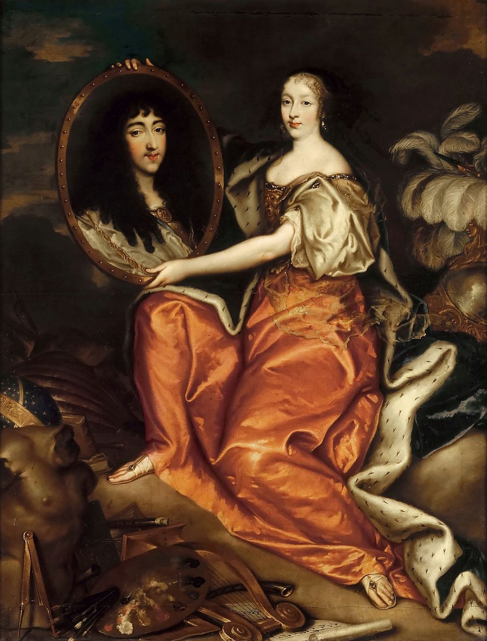 Henriette-Anne z Anglii, księżna Orleanu, znana jako Madame (1644-1670) autorstwa Antoine Mathieu