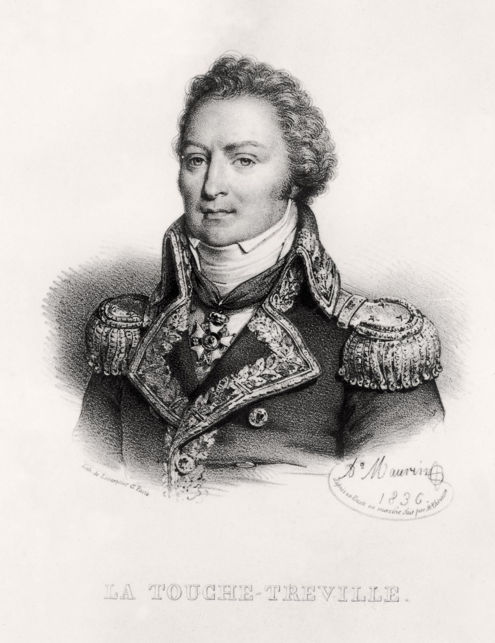 Portret Louis-René Madelaine Le Vassor, hrabiego La Touche-Tréville autorstwa Antoine Maurin