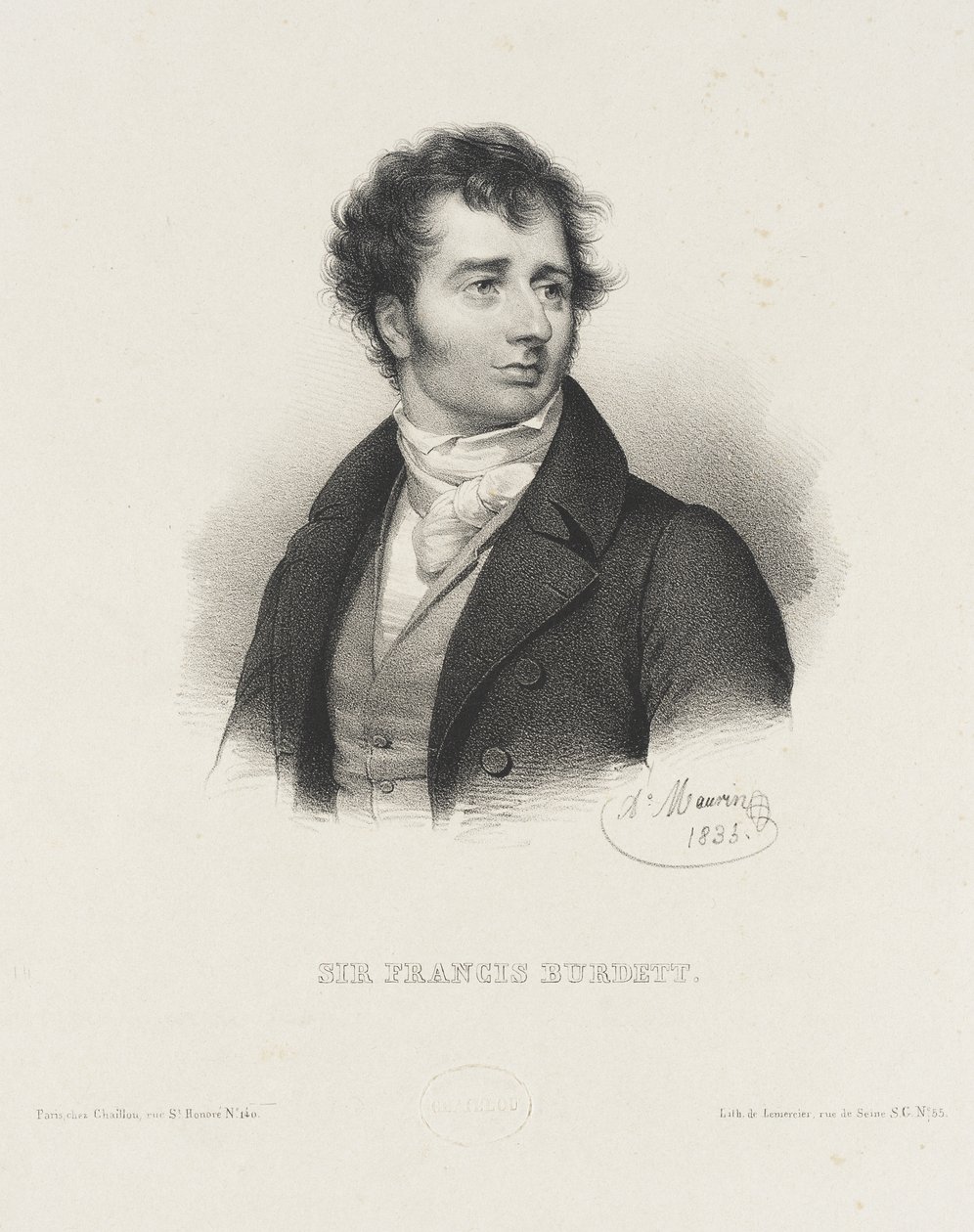 Sir Francis Burdett autorstwa Antoine Maurin