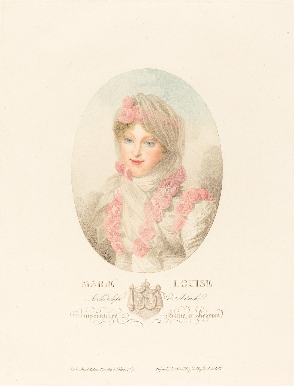 Marie-Louise, cesarzowa Francuzów autorstwa Antoine Maxime Monsaldy after Jean Baptiste Isabey