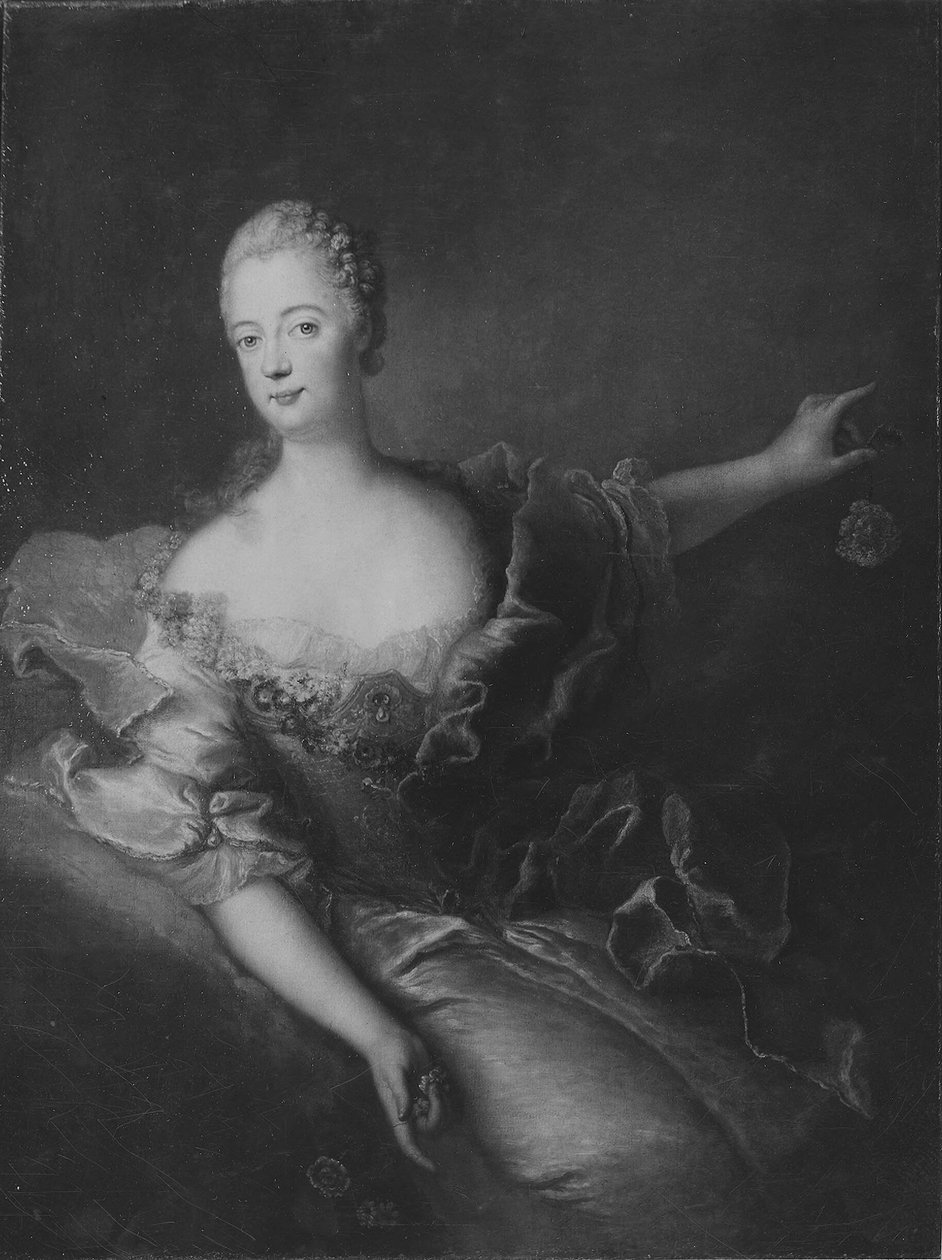 Anna Ludwika Elżbieta, 1738-1820, księżniczka Brandenburgii-Schwedt, księżniczka Prus autorstwa Antoine Pesne