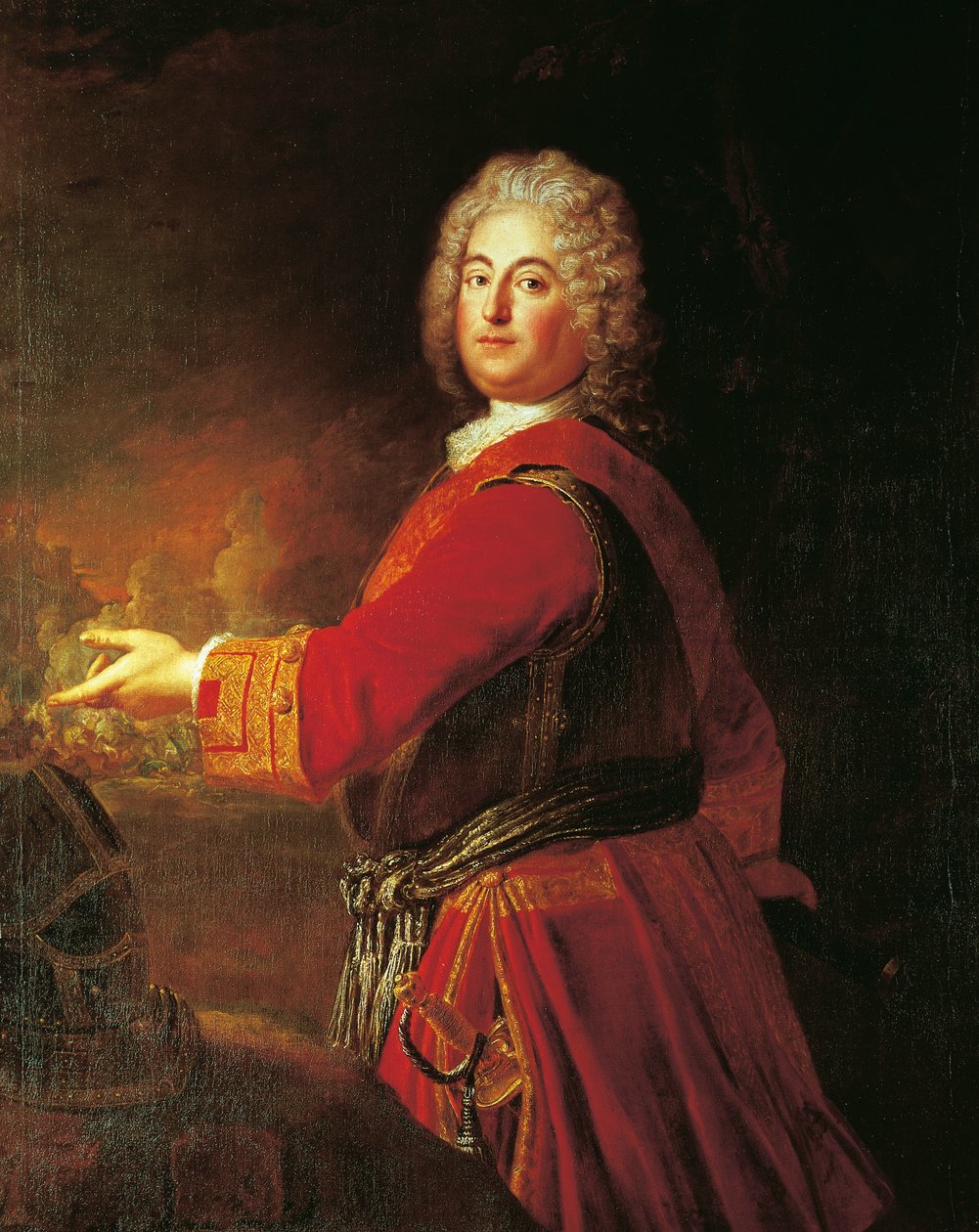 Christian Louis Brandenburg (Herzberg am Harz autorstwa Antoine Pesne
