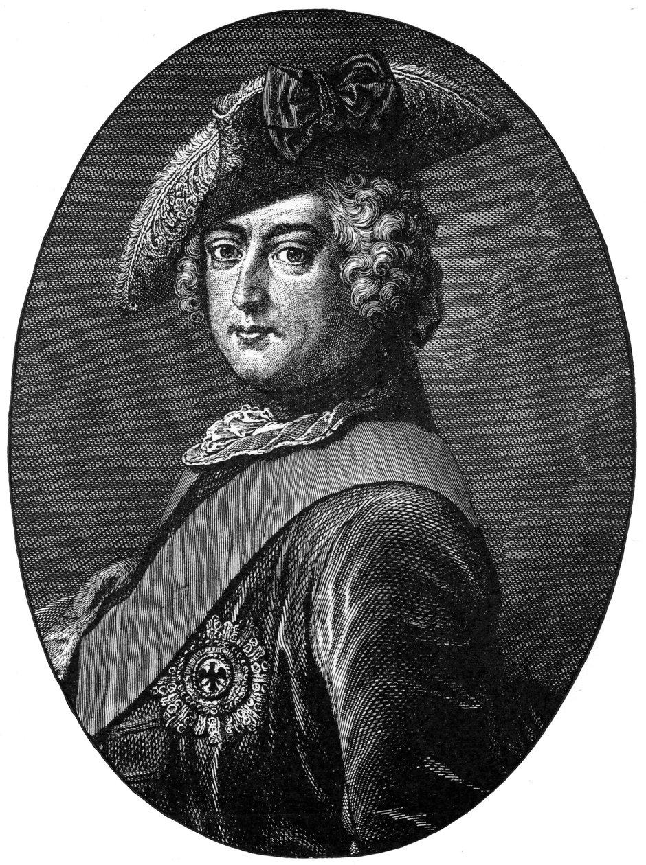 Fryderyk Wielki, król Prus, 1903. autorstwa Antoine Pesne