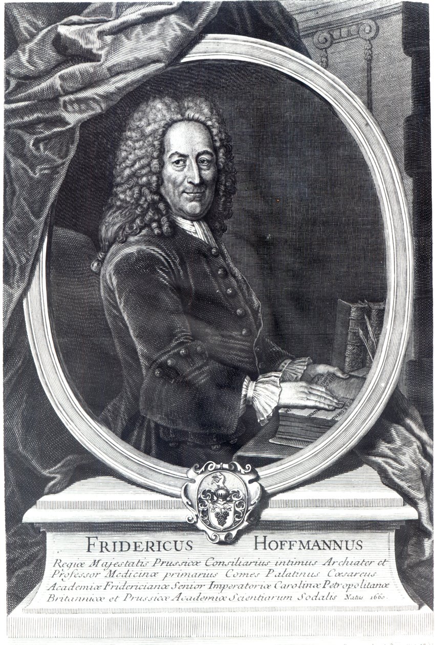 Friedrich Hoffmann, rytowany przez F.G Wolffganga, 1735 autorstwa Antoine Pesne