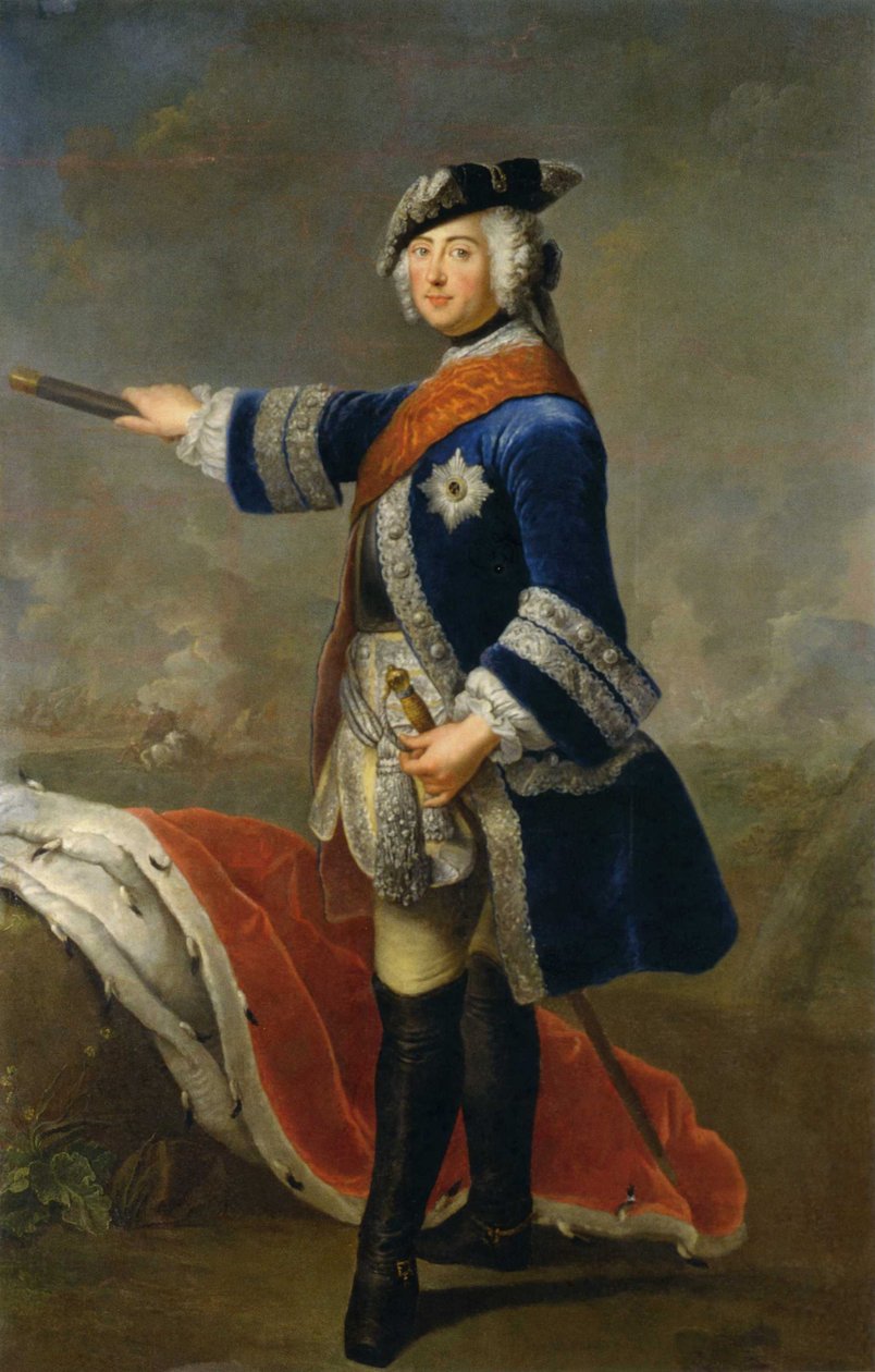 Fryderyk II (Pesne) autorstwa Antoine Pesne
