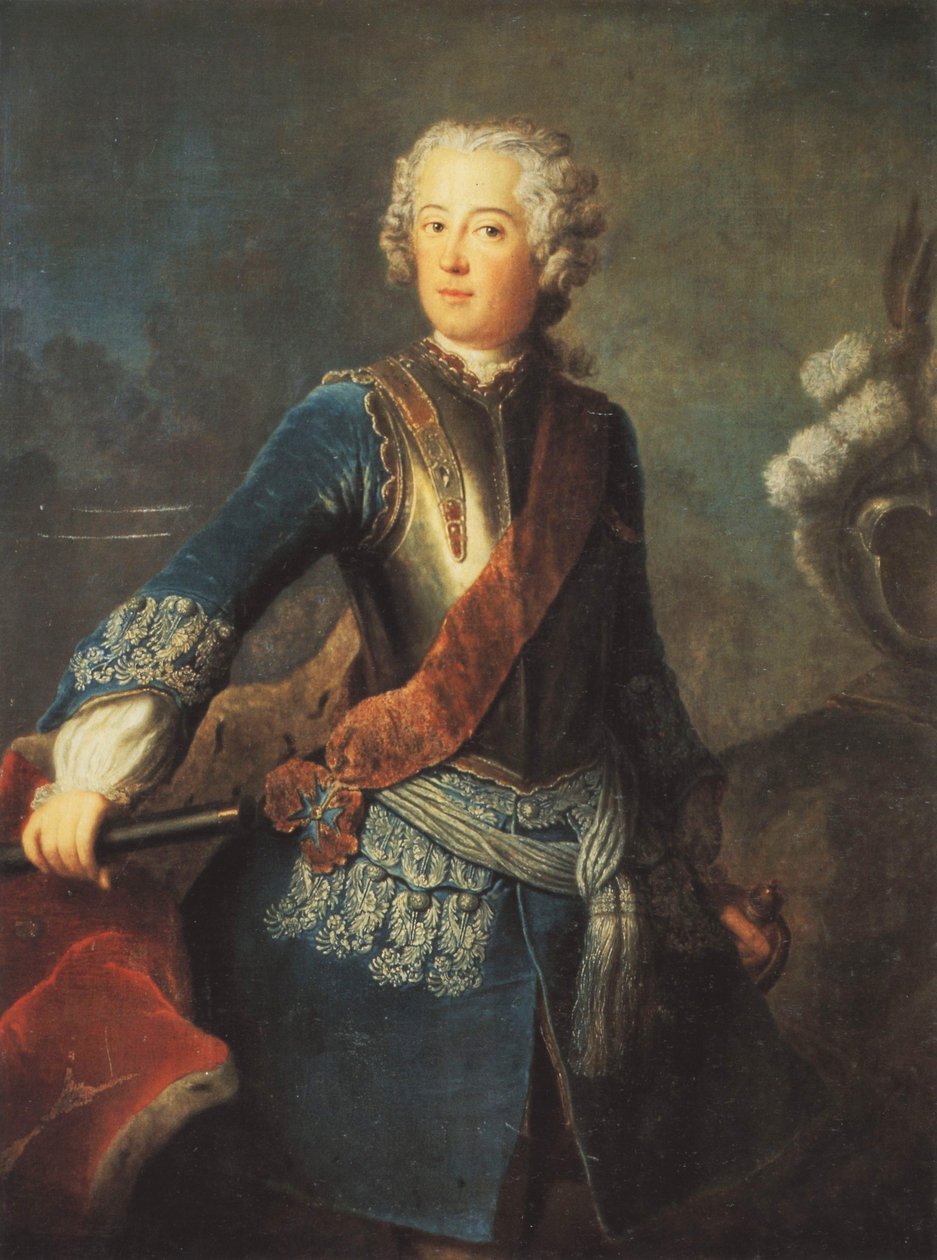 Niemiecki: książę koronny Fryderyk Pruski autorstwa Antoine Pesne