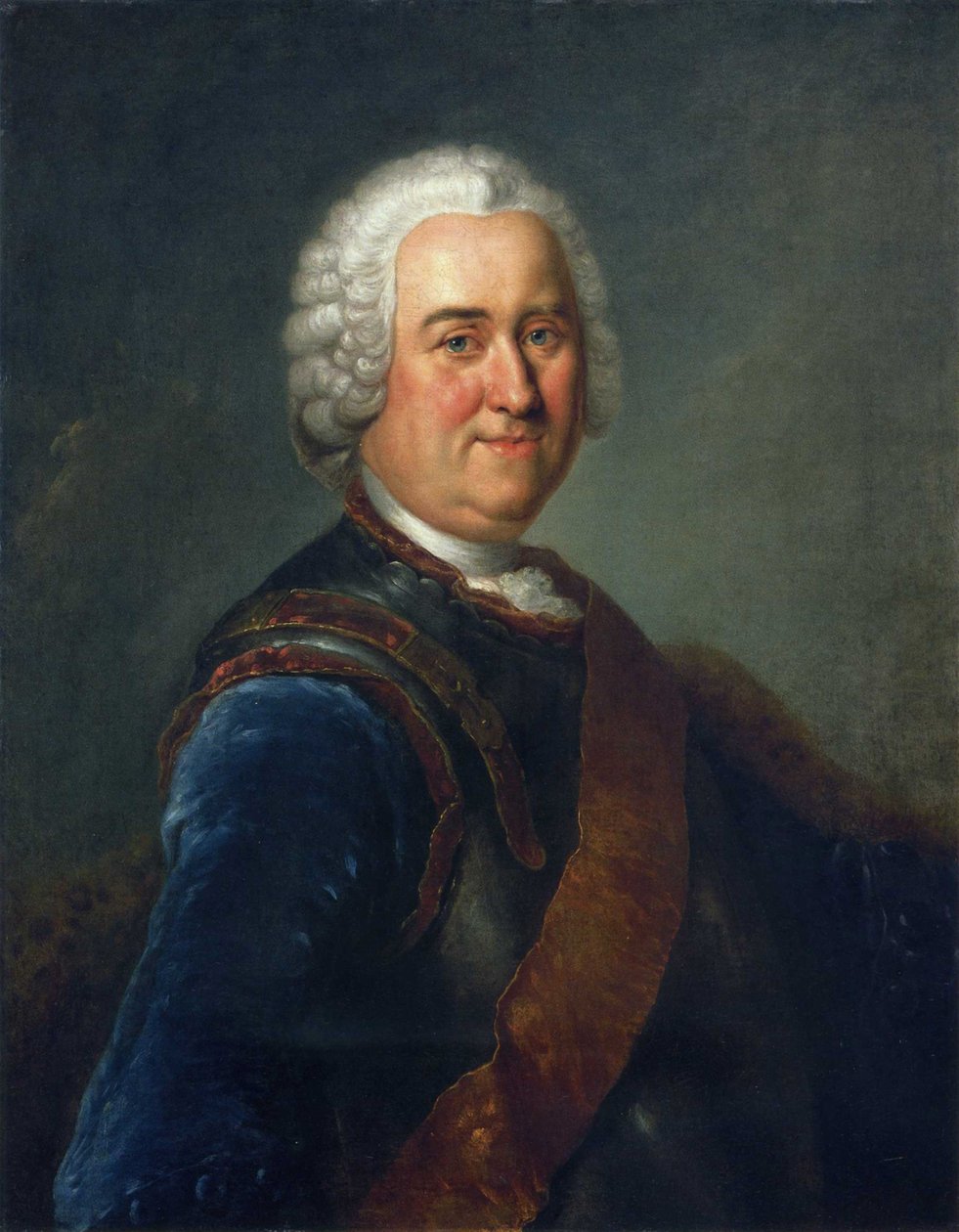 Portret marszałka polnego Jamesa Keitha autorstwa Antoine Pesne