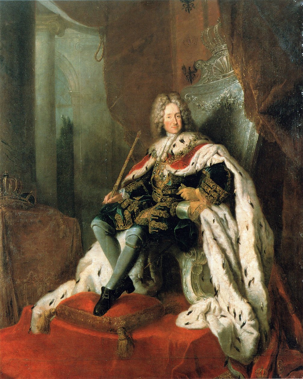 Portret Fryderyka I Prus (1657-1713) autorstwa Antoine Pesne