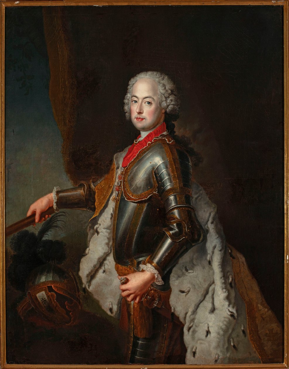 Portret Karola Aleksandra Lotaryńskiego (1712-1780) autorstwa Antoine Pesne