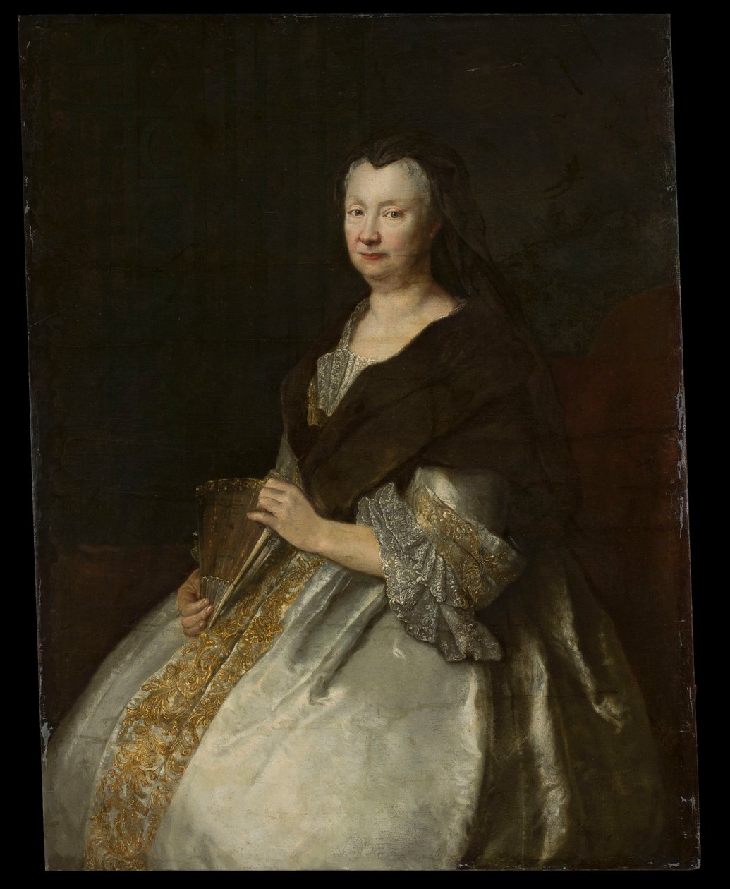 Portret Zofii Jadwigi von Tettau (Sophia Hedwig von Tettau 1662-1733) autorstwa Antoine Pesne