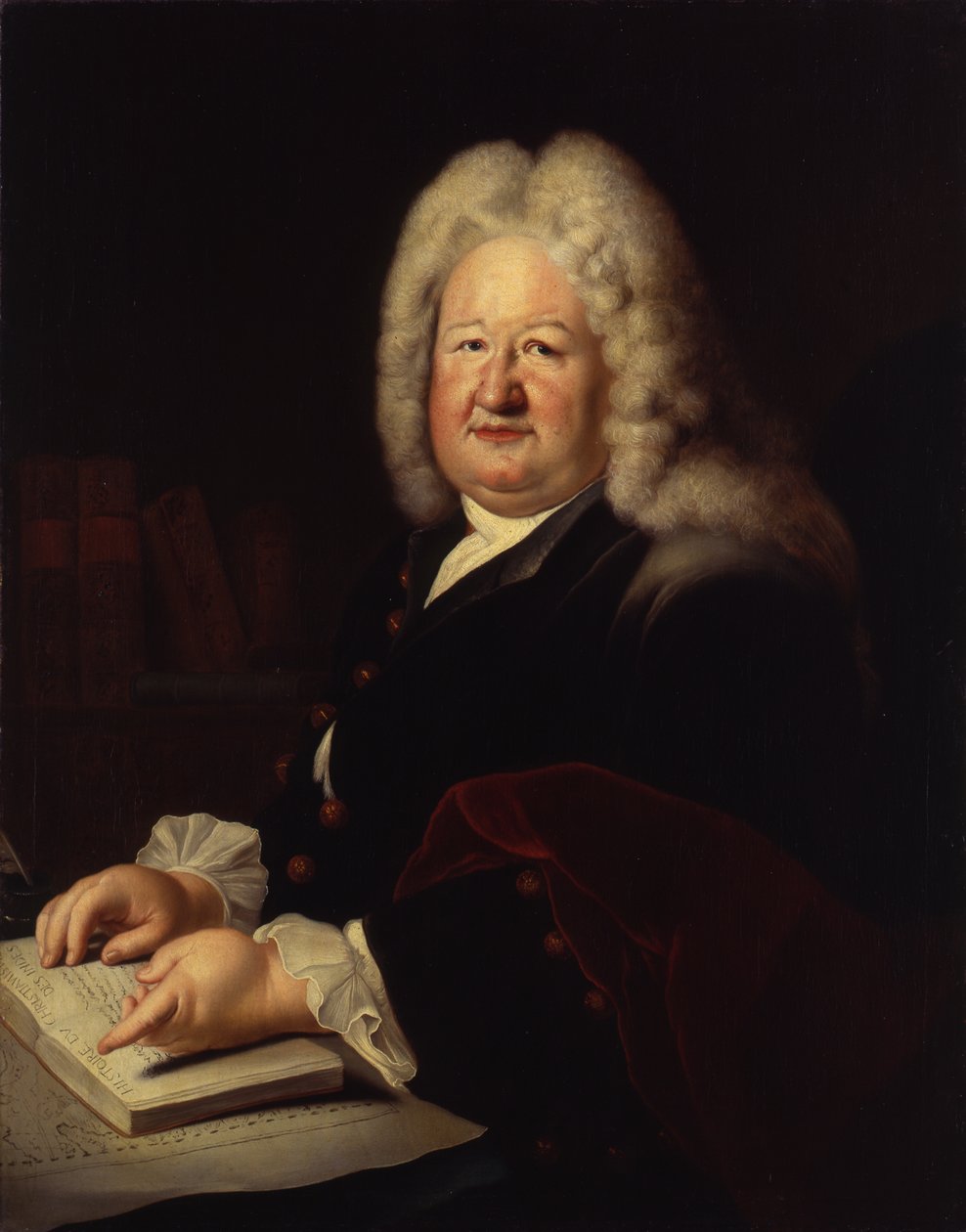 Orientalista Mathurin Veyssière de La Croze autorstwa Antoine Pesne