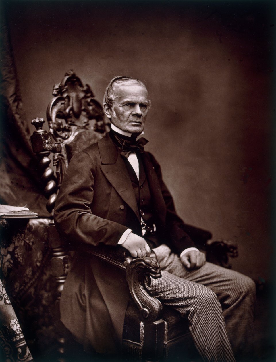 Alfred Auguste Cuvillier-Fleury (1802-87), z "Galerie Contemporaine", ok. 1874-78 autorstwa Antoine Samuel Adam Salomon