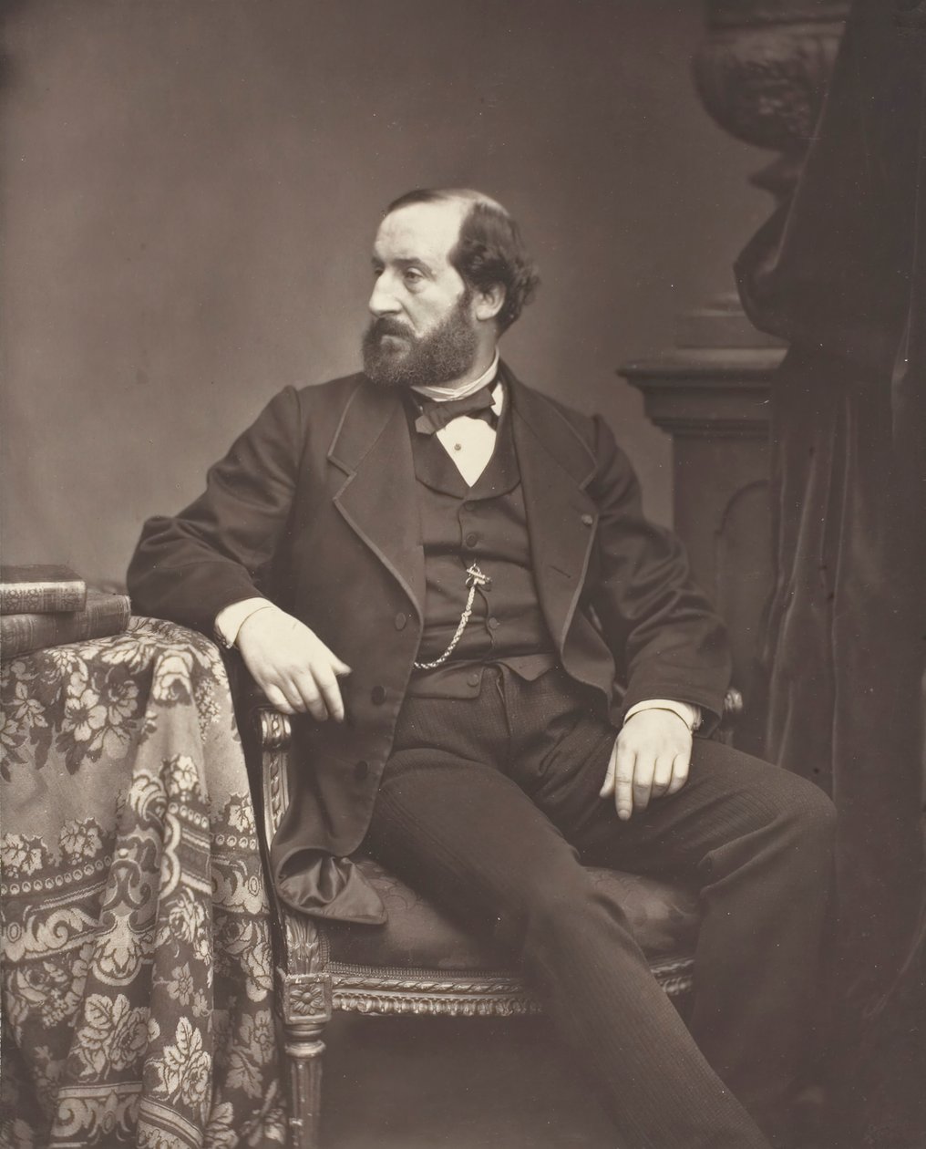 Émile Augier [francuski dramaturg], 187684. autorstwa Antoine Samuel Adam Salomon