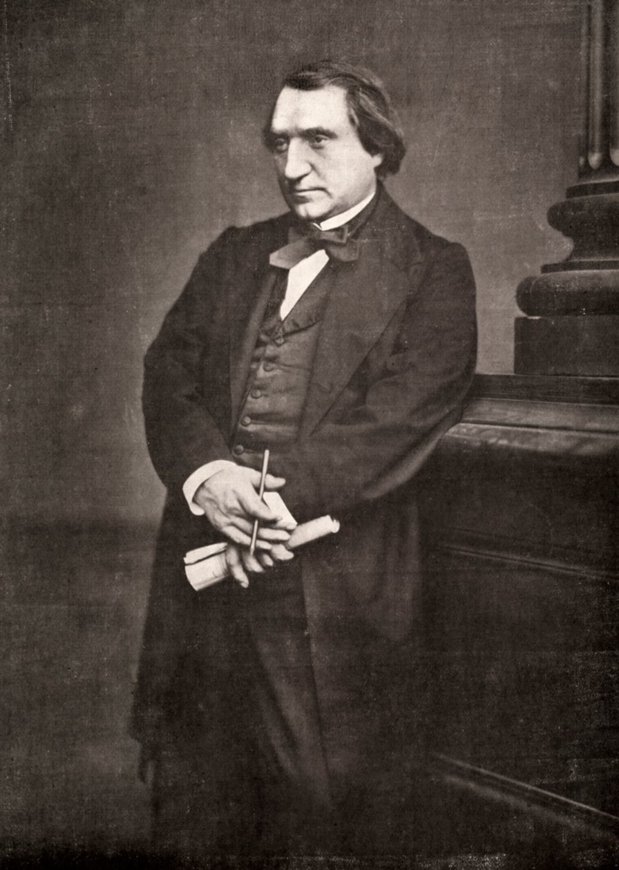 Ernest Renan, francuski filozof i pisarz, XIX wiek autorstwa Antoine-Samuel Adam-Salomon