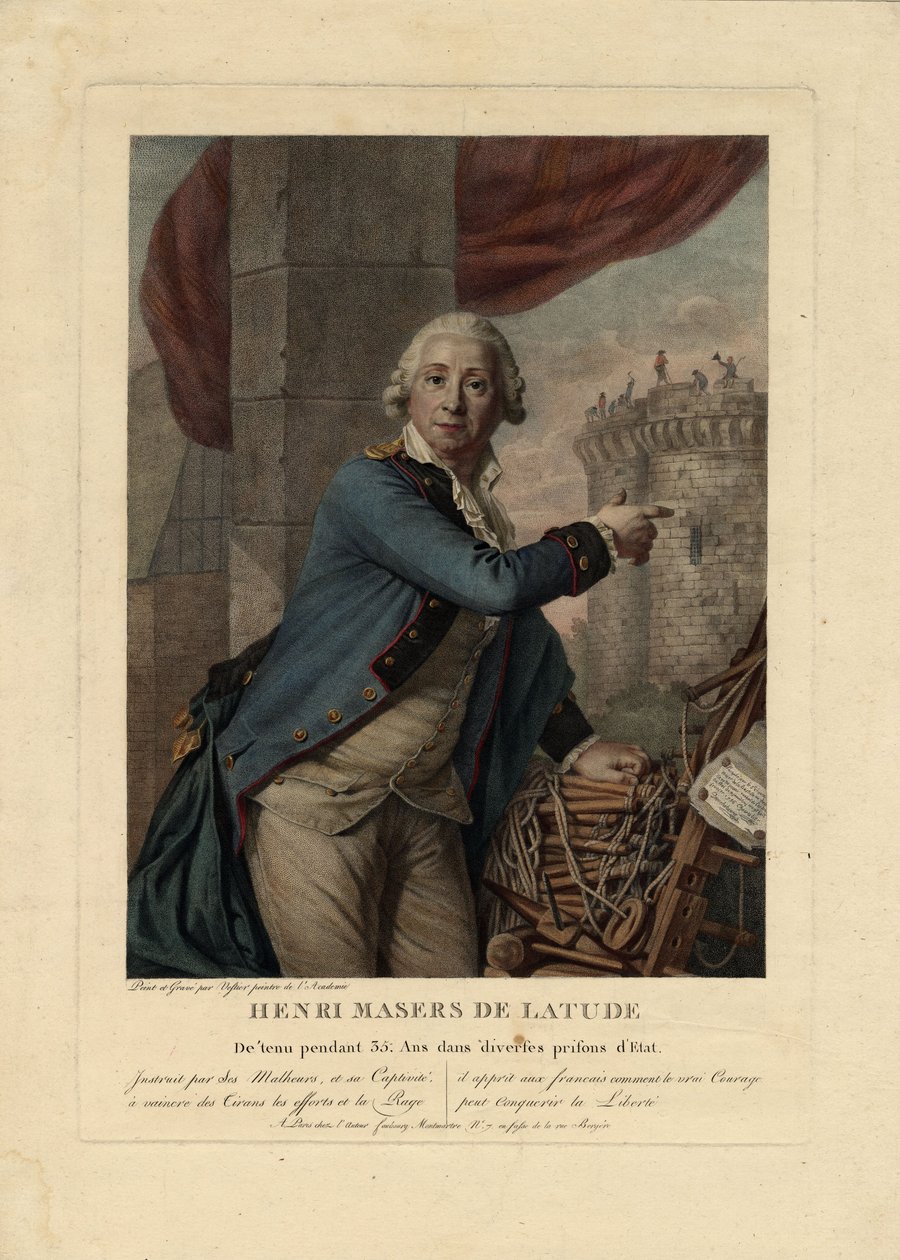 Portret Henri Masers de Latude 1725-1805, 1790 autorstwa Antoine Vestier