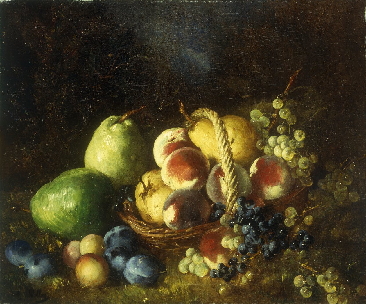 Kosz owoców autorstwa Antoine Vollon