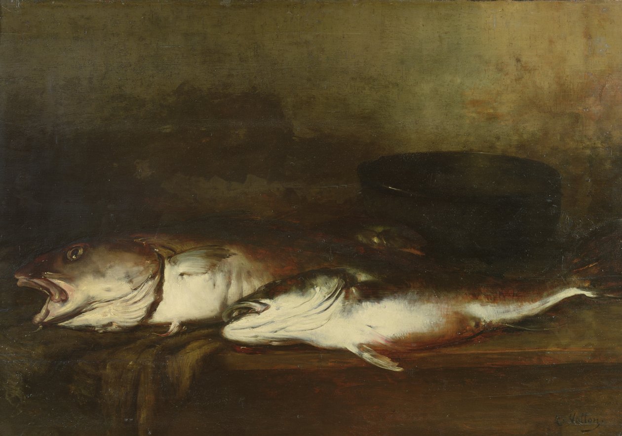 Ryby morskie autorstwa Antoine Vollon