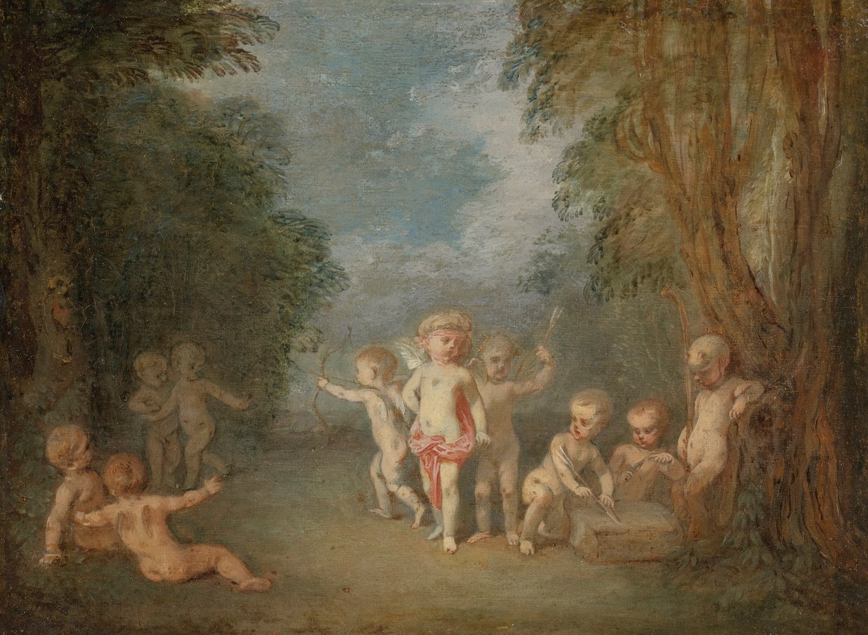 królestwo Kupidyna autorstwa Antoine Watteau