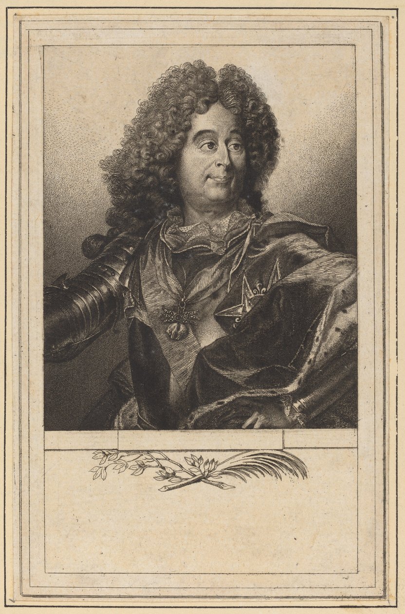 Louis Hector, książę Villars autorstwa Antoine de Marcenay
