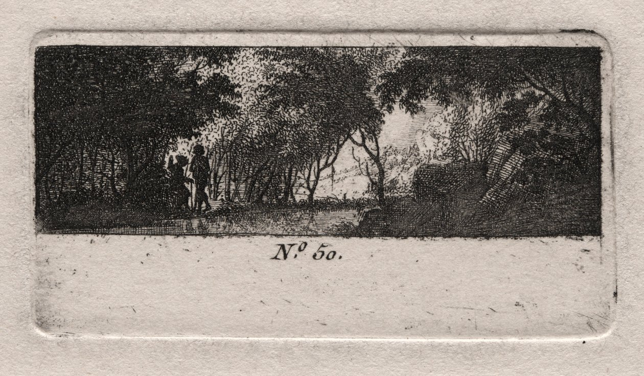 Widok na las. autorstwa Antoine de Marcenay de Ghuy