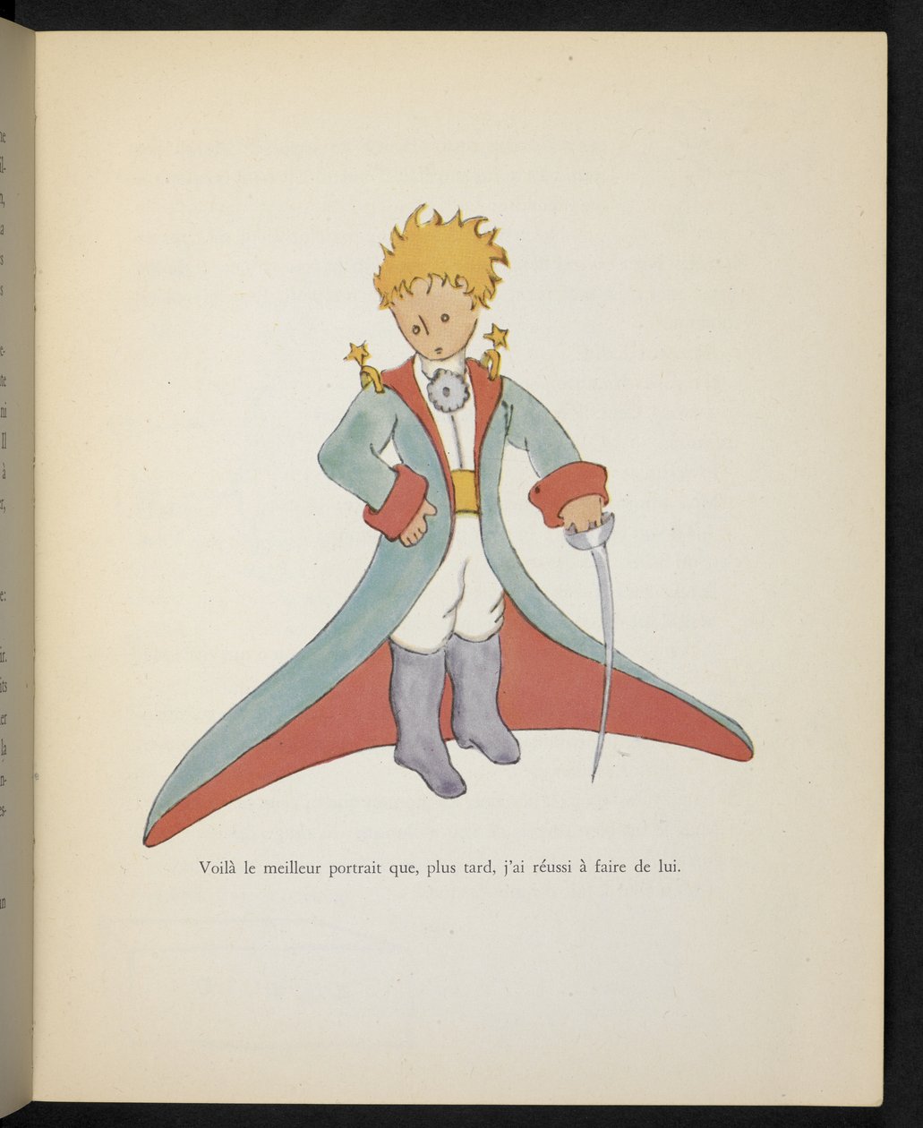 Oto najlepszy portret, jaki udało mi się później wykonać, ilustracja z "Le Petit Prince" Antoine