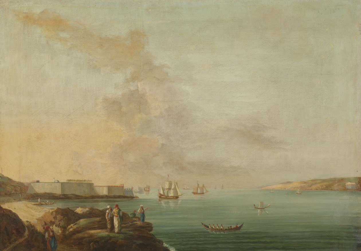 Widok na Dardanele autorstwa Antoine van der Steen