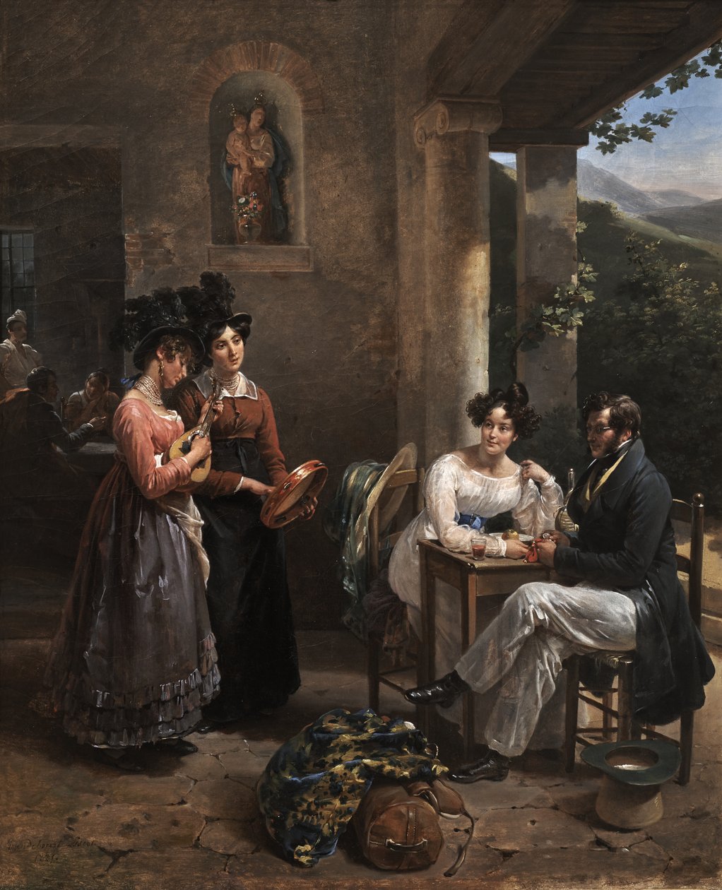 Podróż poślubna autorstwa Antoinette Cecile Hortense Lescot Haudebourt