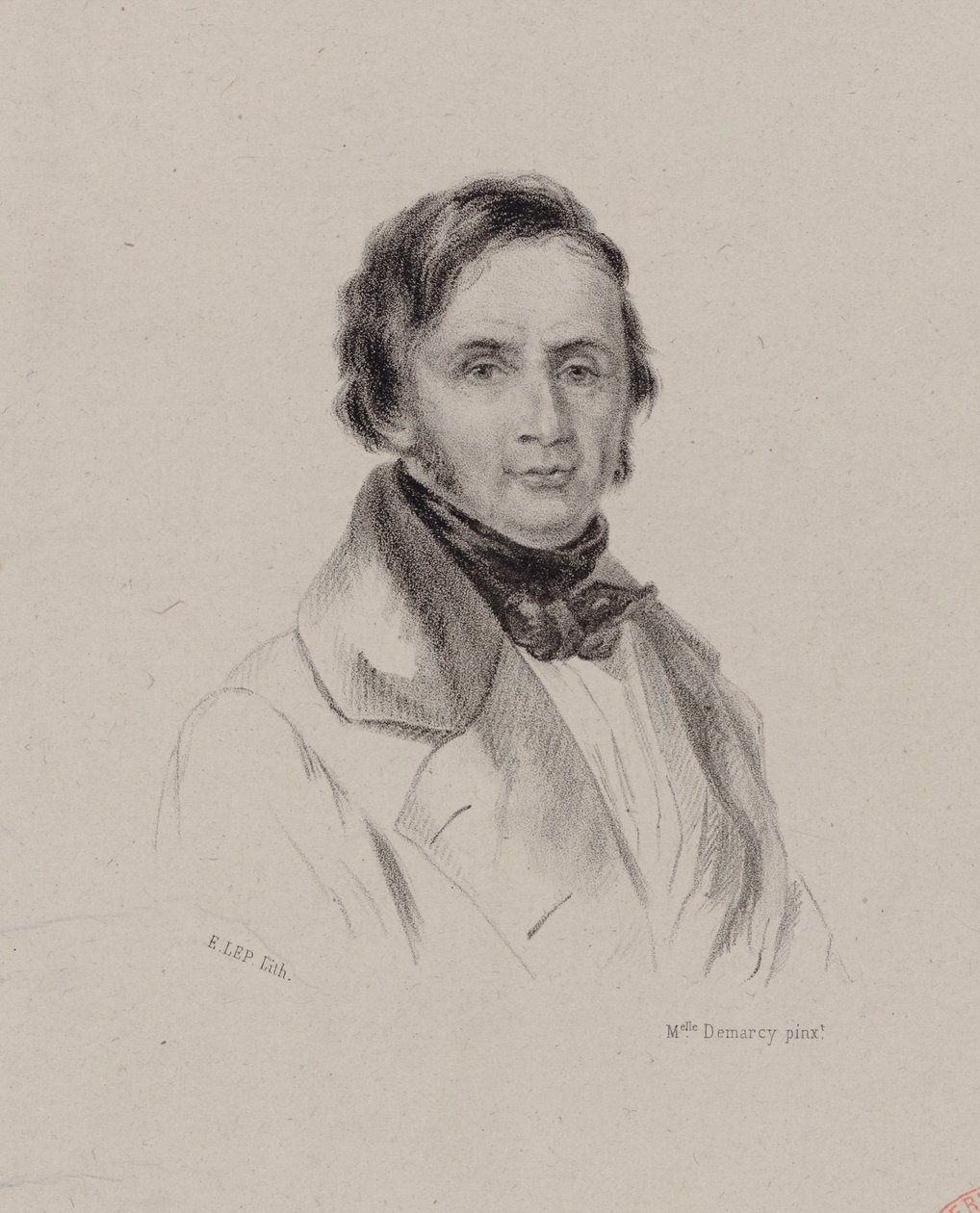 Portret pianisty i kompozytora Josepha Bernarda Woetsa 1783-1878 , c. 1830. autorstwa Antoinette Louise Demarcy