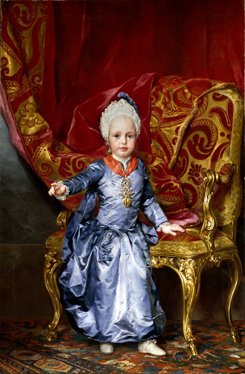 Arcyksiążę Franciszek Józef Karl autorstwa Anton Raphael Mengs
