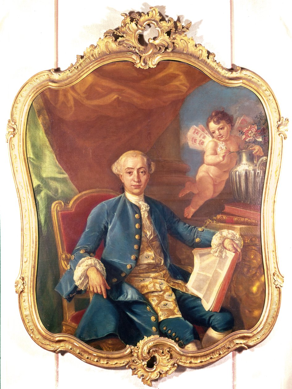 Giacomo Casanova (1725-98) autorstwa Anton Raphael Mengs