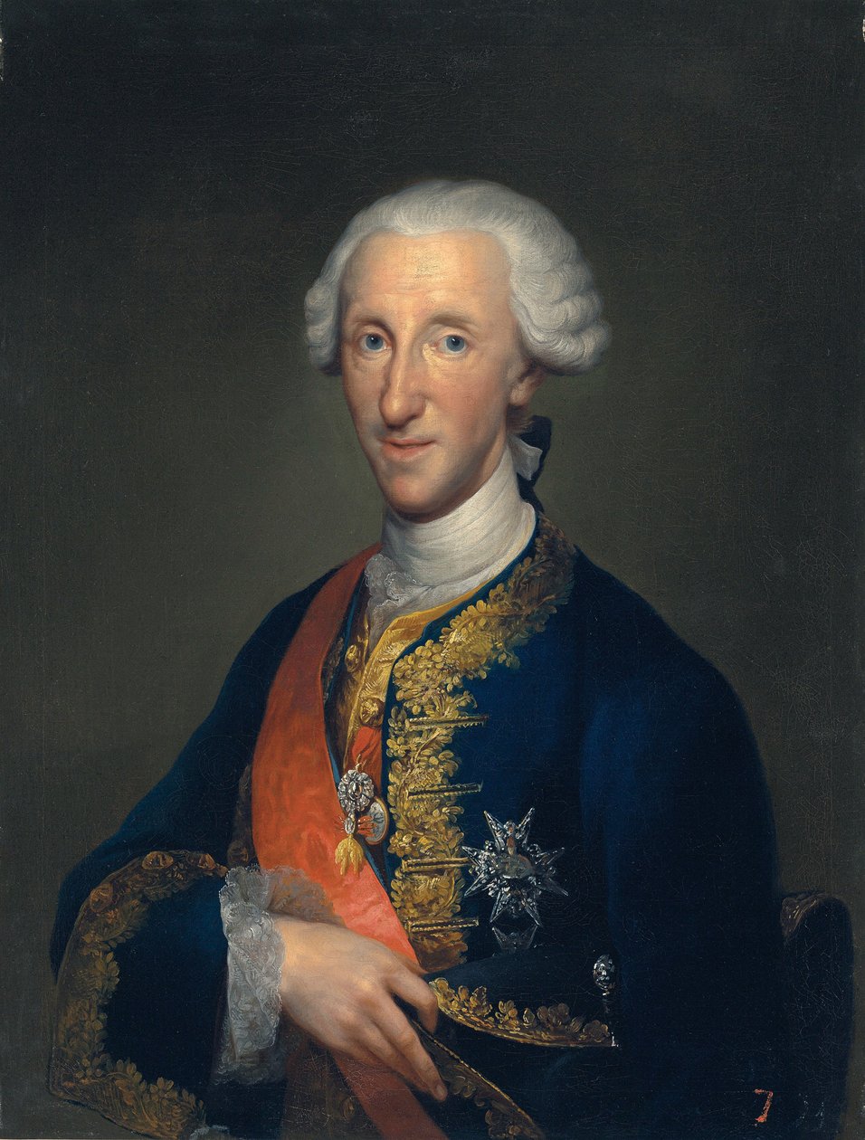 Portret Don Luis de Borbón, Infante z Hiszpanii, 1769 autorstwa Anton Raphael Mengs