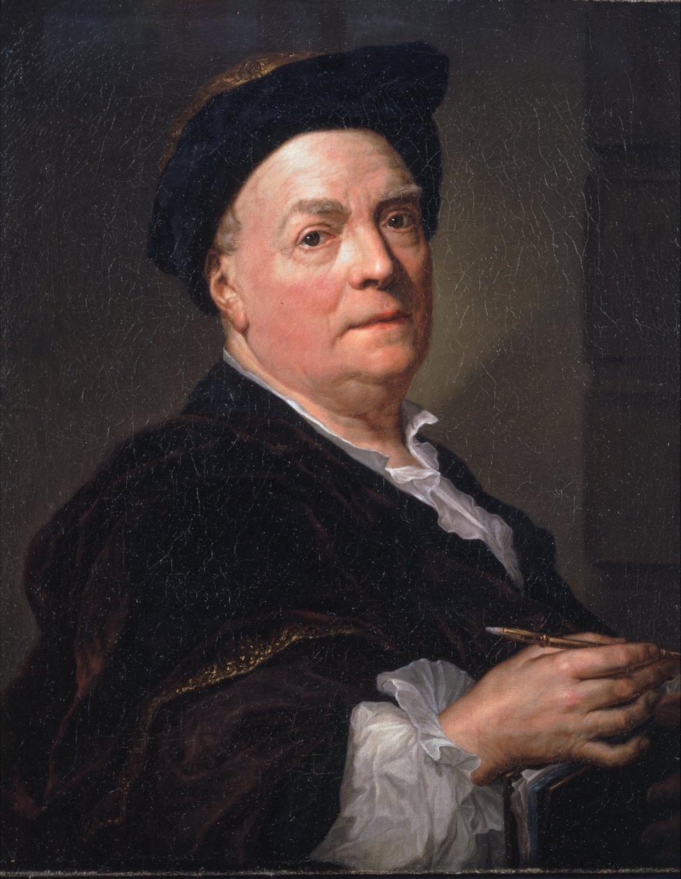 Retrato by Louis du Silvestre autorstwa Anton Raphael Mengs
