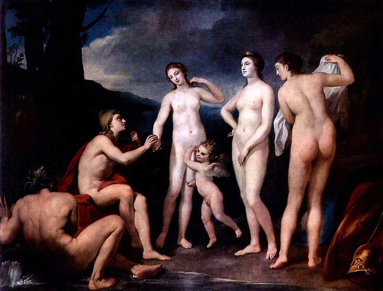 Sąd w Paryżu autorstwa Anton Raphael Mengs