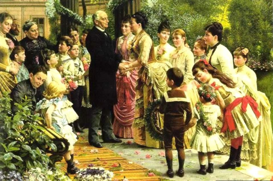 70. urodziny radnego handlowego Valentina Manheimern autorstwa Anton Alexander von Werner