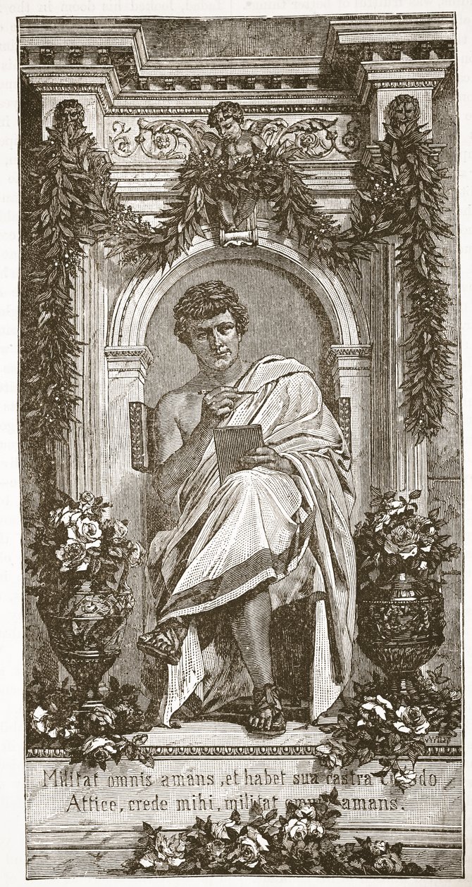 Owidiusz autorstwa Anton Alexander von Werner