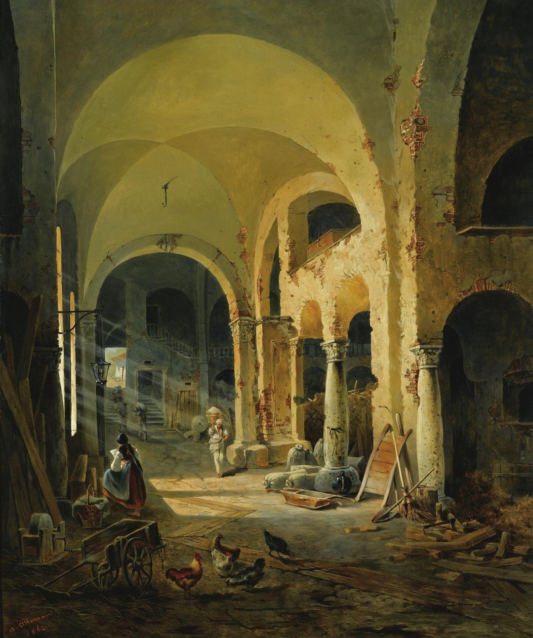 Stary klasztor autorstwa Anton Altmann