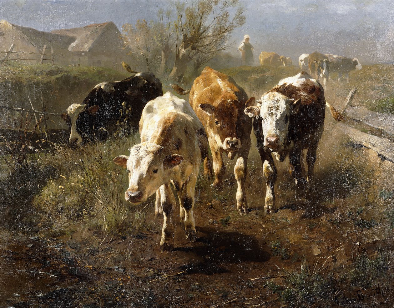 Idź do pijącego, 1888 autorstwa Anton Braith