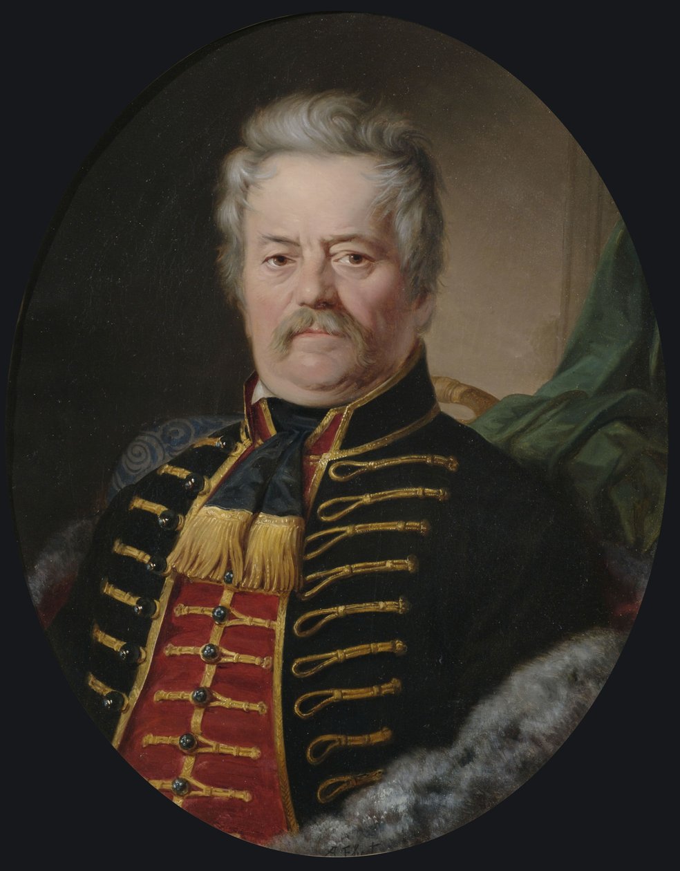 Portret szlachetnego dżentelmena autorstwa Anton Ebert