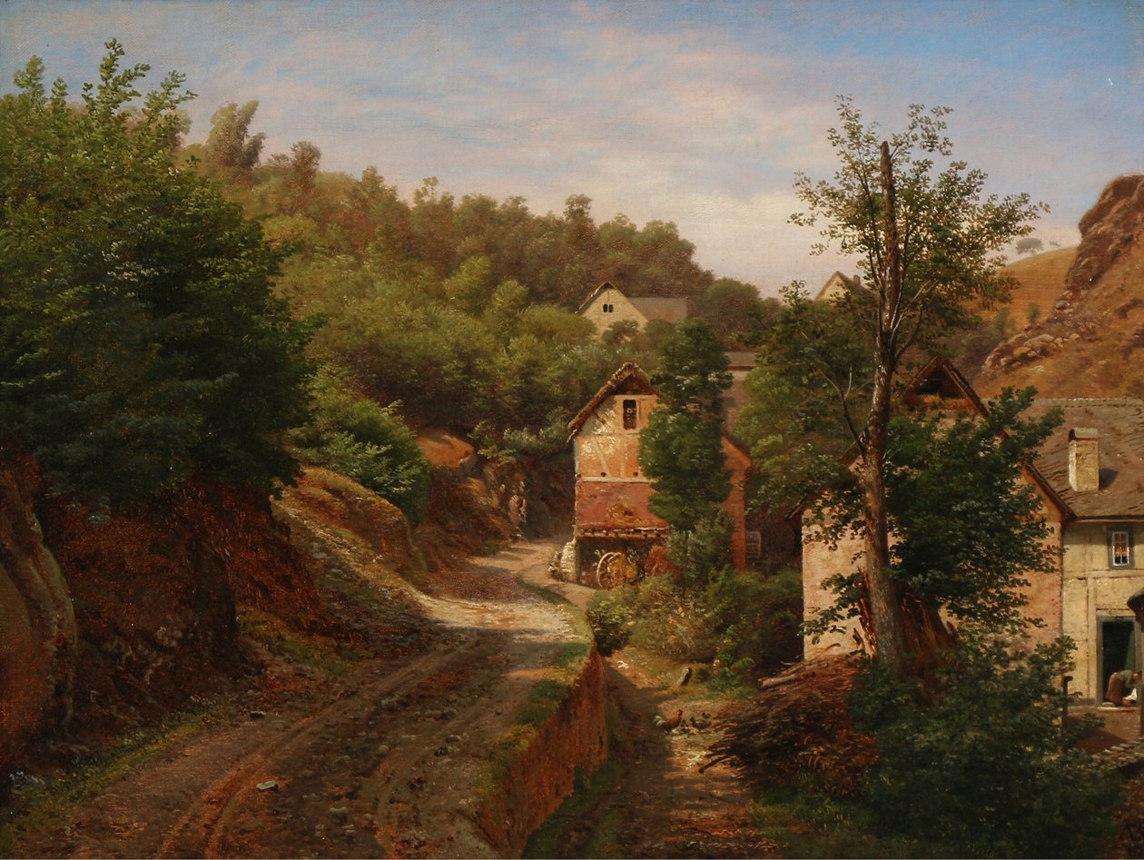 duński: Lot Ermelunden w Dyrehaven autorstwa Anton Eduard Kieldrup