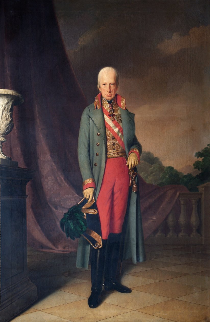 Franciszek II, cesarz Austrii autorstwa Anton Einsle