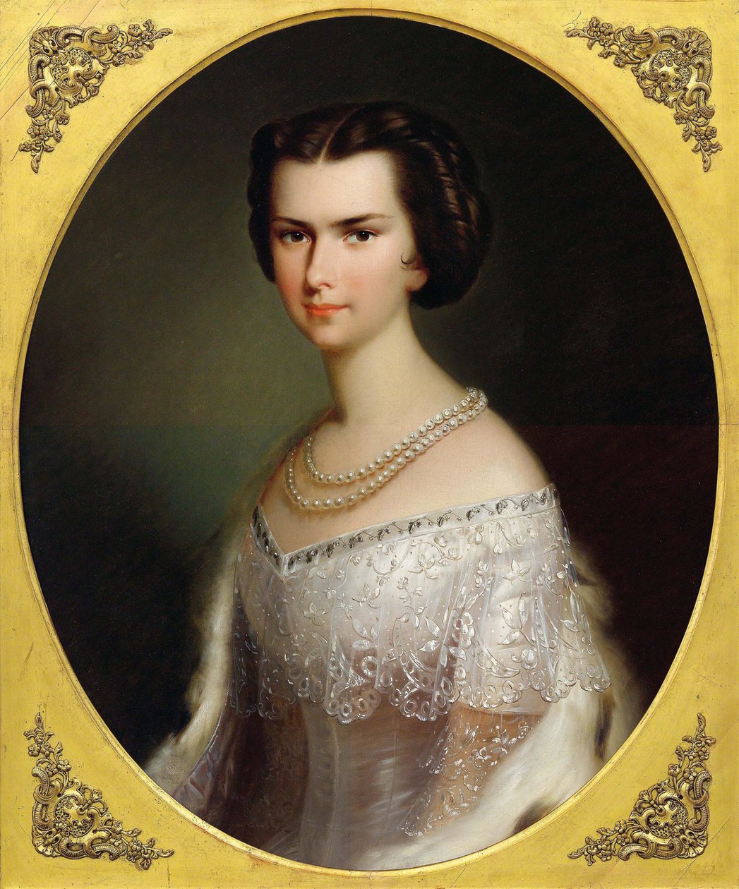 Portret cesarzowej Elżbiety Austrii. autorstwa Anton Einsle