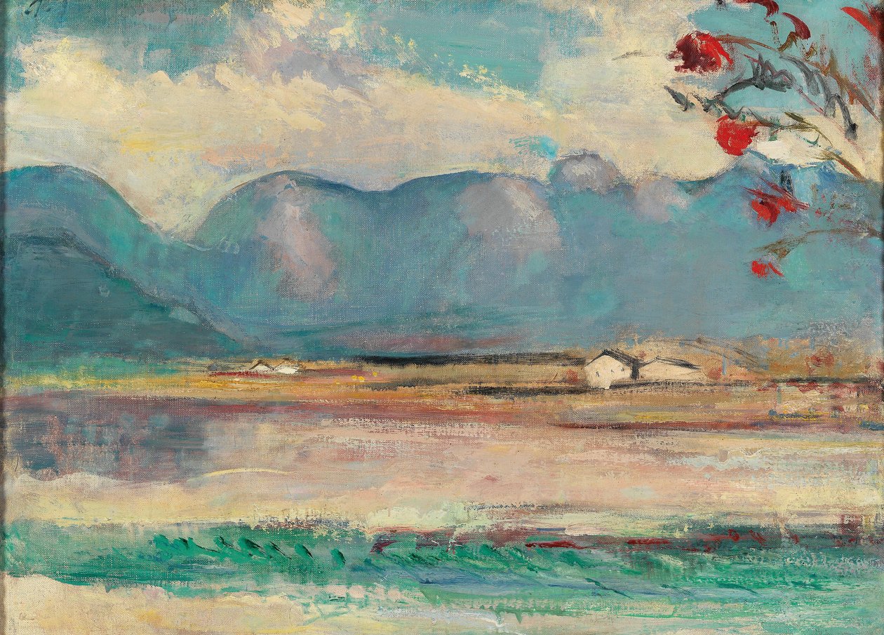 Krajobraz Pinzgau z Morzem Kamiennym, ok. 1916 autorstwa Anton Faistauer