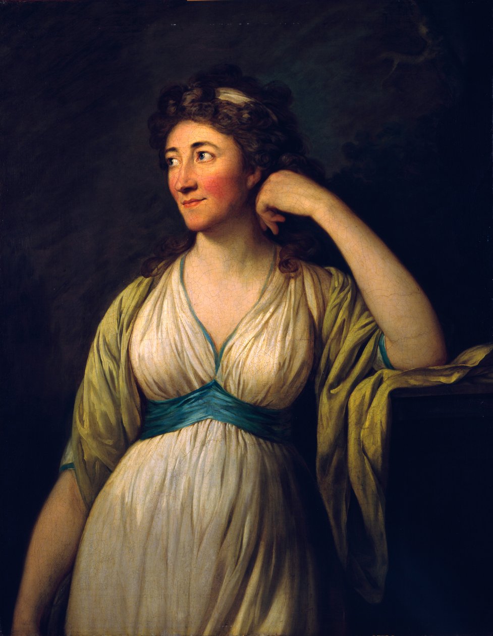 Portret baronówny Elise von der Recke, hrabiny Rzeszy von Meden autorstwa Anton Graff