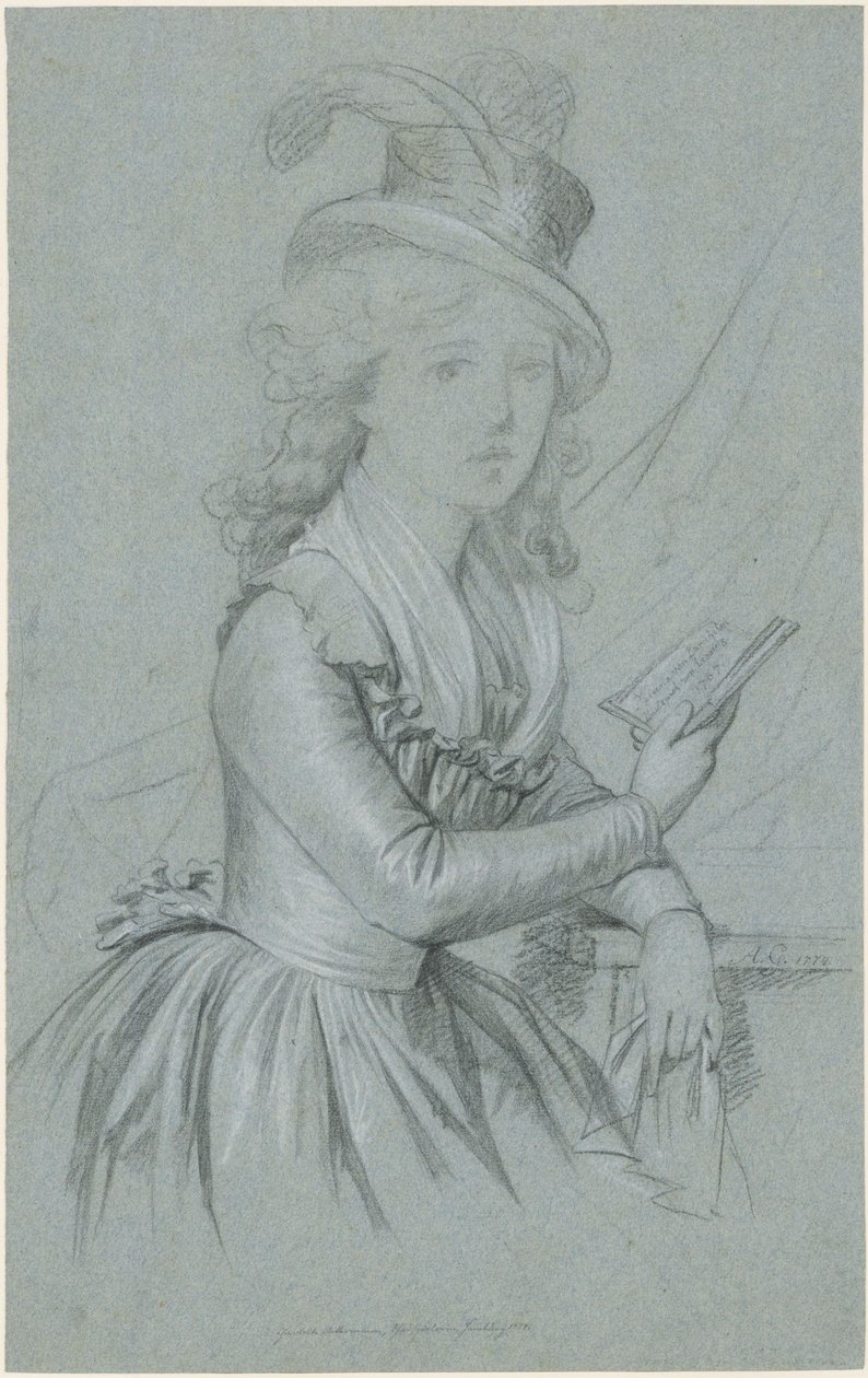 Portret aktorki Marie Magdalene Charlotte Ackermann (1757–1775) autorstwa Anton Graff