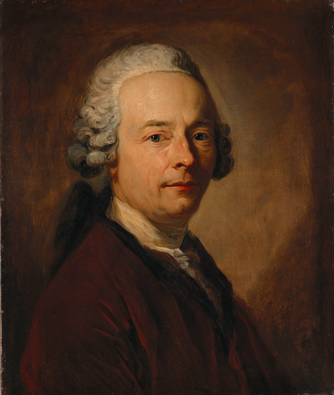 Portret poety Karla Wilhelma Ramlera autorstwa Anton Graff