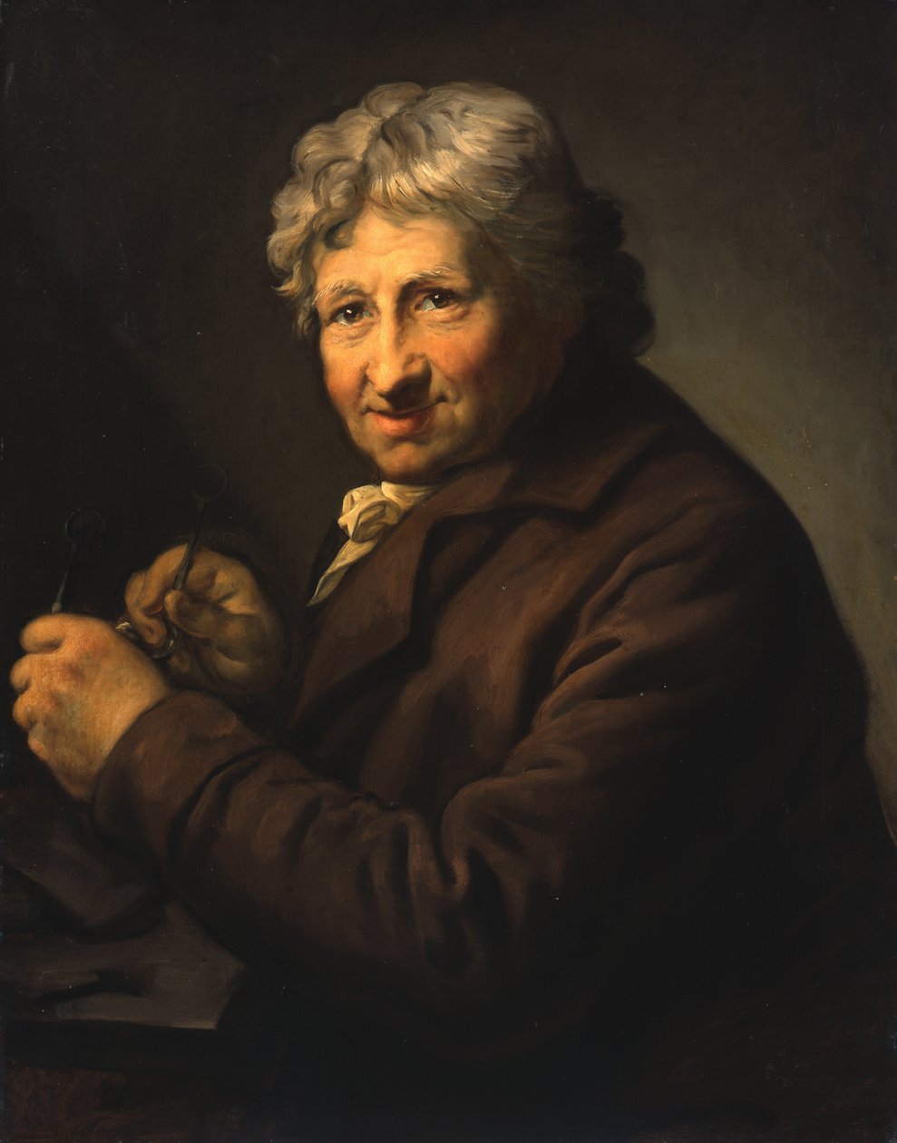 German: Daniel Nikolaus Chodowiecki (1726-1801). Um 1800/ 1801 Daniel Nikolaus Chodowiecki autorstwa Anton Graff