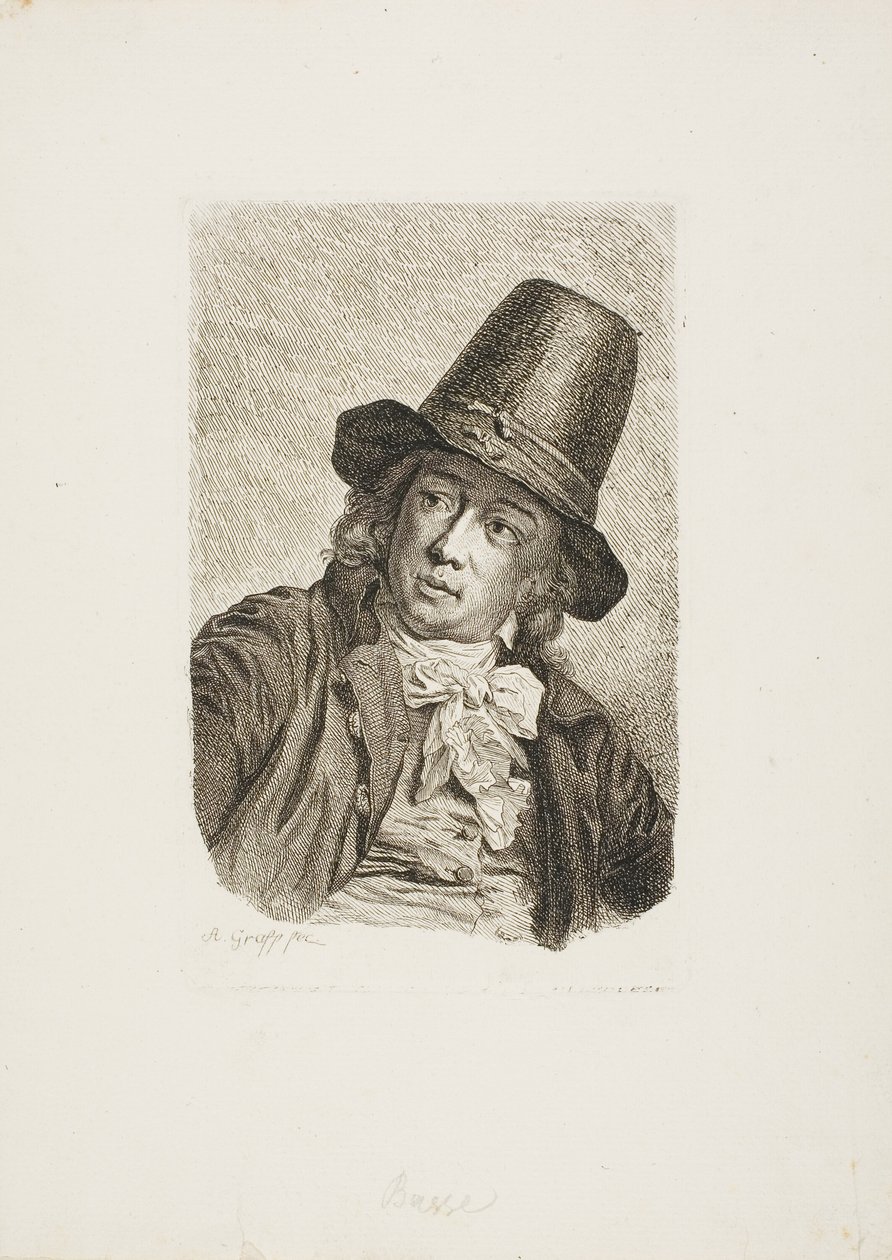 Portret Abrahama Bossego autorstwa Anton Graff