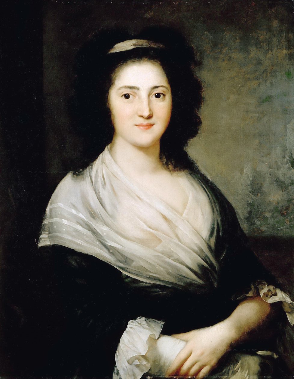 Portret Henriette Herz, ur. De Lemos 1764-1847, 1792. autorstwa Anton Graff