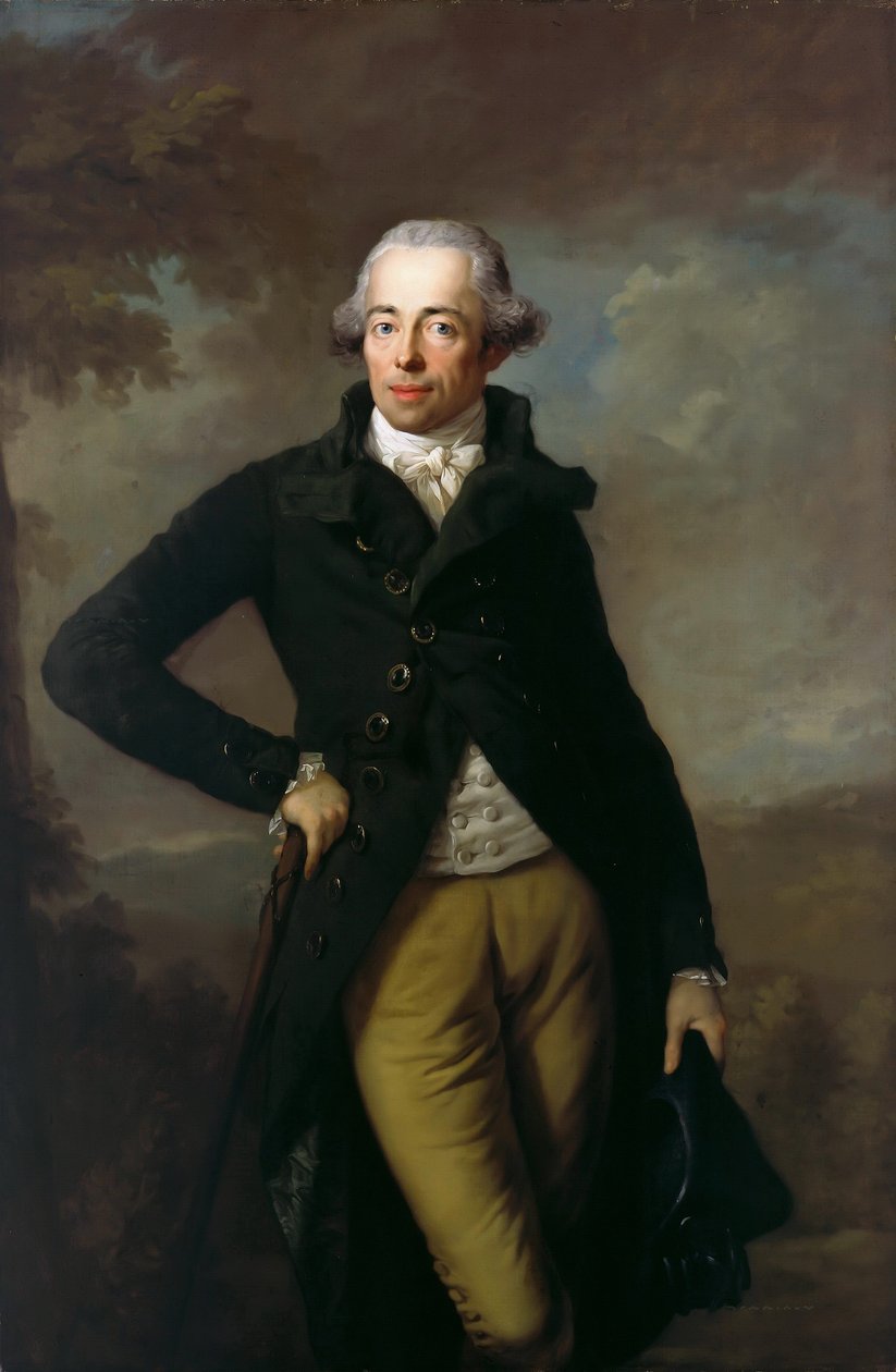 Portret Henryka XIV 1749-1799, księcia Reuss, 1789 autorstwa Anton Graff